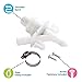Halotronics RV Water Valve Replacement Kit: Sealand Dometic Part 385311641 for Toilets 300, 301, 310, 311, 320, 321
