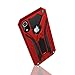 Kitoo Defender Designed for iPhone XR Eco-Friendly Case with Kickstand, Military Grade Shockproof 12ft. Drop Tested - Red