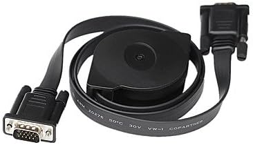 VGA Cables, Cwxuan High Speed Retractable VGA Male to Male Flat Connection Cable (100cm)