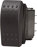 Blue Sea Systems Water Resistant Black Contoura II Switches