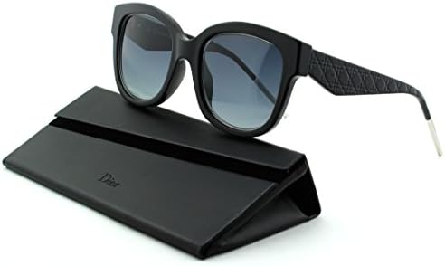 Dior VeryDior 1N Women Rectangular Sunglasses (Black Frame, Grey Gradient Lens (0807))