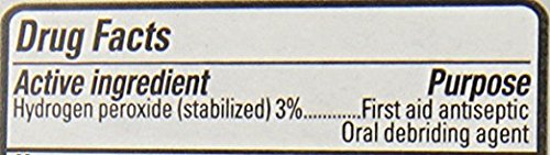 Swan Hydrogen Peroxide Solution First Aid Antiseptic Oral Debriding Agent, 16 Fl Oz (Pack of 2)