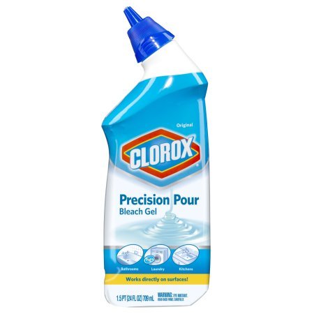 Clorox Precision Pour Bleach Gel, Original Scent, 24 Ounces (1)