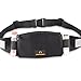 Gear Beast Travel Belt Fanny Pack Waist Bag. ID, Key, Wallet and Passport Holder, Adjustable Sport Running Pack Holds Cell Phones Including iPhone X 8 7 6 6s Plus Galaxy S7 S6 Edge S8 Plus Note 8 5