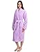 TowelSelections Women's Super Soft Plush Bathrobe Fleece Spa Robe Small-Medium Lavender