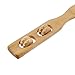 uxcell® Wooden Handheld Double Rollers Back Scratcher Massager 46.5cm Length
