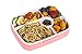 MAIRICO Premium Bento Lunch Box (Pink) for Adults and Kids - Beautiful 5 Compartment, BPA free, Leak-proof, Microwave, Freezer and Dishwasher Safe