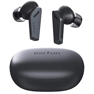 EarFun-Air-Pro-Wireless-Earbuds-Hybrid-Active-Noise-Cancelling-Bluetooth-50-Earbuds-with-6-Mics-ENC-Stereo-Deep-Bass-32H-Play-Time-with-USB-C-Charge-in-Ear-Detection-Headphones-IPX5-Waterproof EarFun Wireless Earbuds, Air Pro Active Noise Cancelling Earbuds, Bluetooth Earphones with 6 Mics ENC Clear Call, 10 mm…
