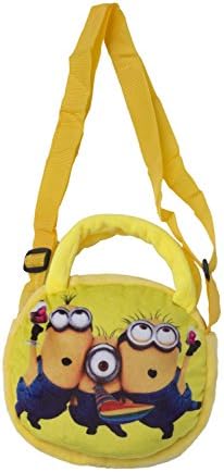 Minion Soft Plush Handbag Purse for Kid Toddler by QS