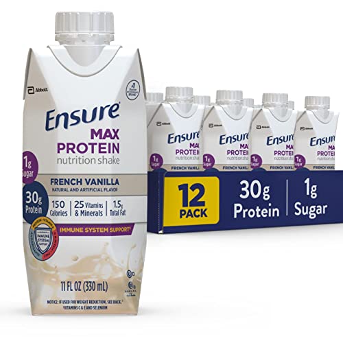 Ensure Max Protein Nutrition Shake With 30g Of Protein, 1g Of Sugar
