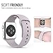 MoKo Apple Watch Band Series 1 Series 2, Soft Silicone Replacement Sports Band for 42mm Apple Watch 2015 & 2016 All Models, LAVENDER (Not fit 38mm Versions)