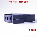 BANDCUFFS Brand Security Loop for Fitbit Flex, 1 Each (Simply Black)