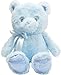 Linzy 9'' Blue Teddy Bear Stuffed Animal, Plush Toys, Baby Pink Color, 9'' Sitting High, 12'' Floppy, with All Embroidery Features, Safe for New Born Baby(13053-1)