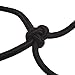 4’ x 6’ Bungee Cargo Net Stretches to 8’ x 12’, 5mm Rubber Rope, Thick Cord, Spider Web Netting, Heavy Duty Mesh, Accessories, Storage Tarp, for Car Trunk, Trailer, Pickup, Roof Rack w/Hooks & Clips