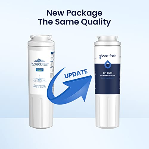GLACIER FRESH UKF8001 Water Filter Cartridges NSF 42 Certified