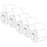 M110 Thermal Labels for Phomemo M110 for Print Master M120 M220 M110 M200 M221 Label Maker Tape for CLABEL 221B Refill N20 Label Tape 1.57'' x 1.18'' 40x30mm 5 Rolls