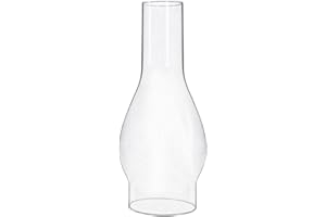 SYOENK 3 Inch × 9 Inch Oil Lamp Chimney Fixture Replacement Globes & Shades for Kerosene Lamps