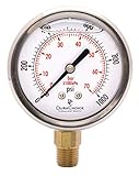 DuraChoice 2-1/2" Oil Filled Pressure Gauge