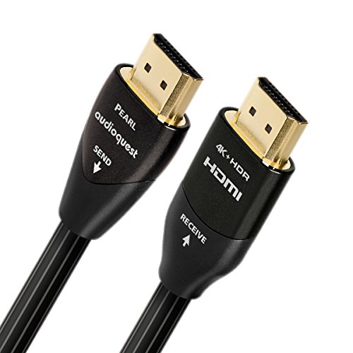 AudioQuest Pearl 0.6m (1.96 ft.) Black/White HDMI Digital Audio/Video Cable with Ethernet Connection