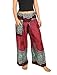 Lannaclothesdesign Women's Thai Fisherman Pants Yoga Trousers Wide Legs Pants
