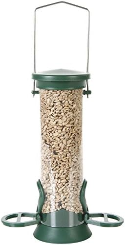 C J Wildlife Challenger Feeders - Small Challenger Seed Feeder Green X1