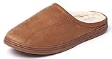 KushyShoo Men's Indoor Outdoor Cozy Clog Slippers