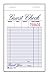 Adams Guest Check Pad, Single Part, White, 3-11/32