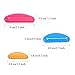 GCOA 6 Pack Multi-Purpose Tube Squeezer Toothpaste Dispenser Holder, Reduces Waste - 3 Sizes