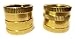 Solid Brass Garden Hose Swivel Double Female End Connect Set, Heavy Duty, Lead-Free, Leak-Free, Connect Male to Male End, Extra 10 Washers.