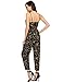Zeagoo Women Sleeveless Wrap Front Floral Print Cami Loose Jumpsuit Overall