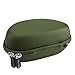 Geekria Headphone Case for Beats Solo3, Solo 3 Wireless, Beats Solo2 On-Ear Headphones Hard Carrying Case / Headset Protective Travel Bag with Space for Cable, Parts and Accessories (Turf Green)