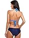 Ekouaer Womens One Piece Swimsuit Push Up Sexy Halter Backless Monokini Swimwear