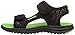 Teva Tidepool Sport Sandal (Toddler/Little Kid/Big Kid), Black/Lime-T, 2 M US Little Kid