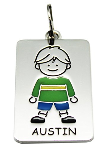 Ganz Kids Tag Charms - My Kids Keyring and Necklace - AUSTIN