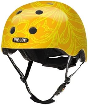 Melon Mellow Yellow Helmet, Yellow, Glossy Finish, Medium, 52 - 58cm / 20.5 - 22.75in Head Size