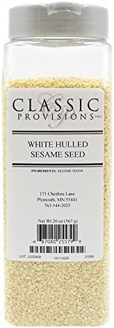 Classic Provisions Spices, White Sesame Seeds, 20 Ounce, 1.25 pound (pack of 1)