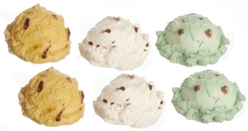 Dollhouse Ice Cream6 Assorted