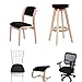 Blesiya 1Pcs Stretch Spandex Kitchen Wedding Dining Chair Cover Slipcover, for Wedding Banquet Party Home Hotel Bar Cafe, fits Max 20