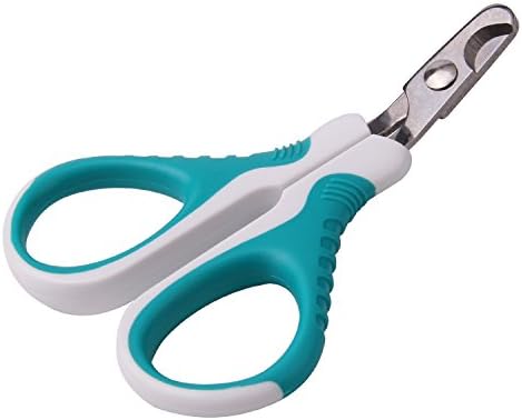 Petsmoe Pet Nail Clippers For Cats And Small Animals, With Safety Angled Blade Sharp Stainless Steel Cat Claw Clippers Scissors &amp; Nail Cutter Professional Pet Grooming Tools for Dogs ,Cats and Rabbits