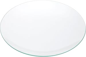 PATIKIL 180mm/7.1"Diameter Watch Glass, 1Pack High Transparent Smooth Edges Chamfered Arc Cover Lids for Beakers&Flasks, Evap