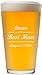 Personalized Pint Glass 16 oz, Will You Be My Best Man? Gifts, Father's Day Gift, Anniversary Gift, Christmas Gift for Him, PG02