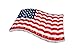 BigMouth Inc. Pool Float, Large Inflatable Lounge Raft, Durable Vinyl Floatie, Summer Pool Party Water Toy - Waving American Flag