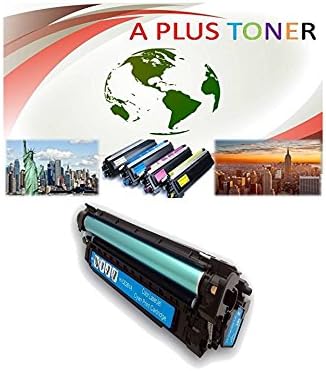 A PLUS 1 CYAN Toner Cartridge Replacement for HP CE401A,(CYAN) for HP Color LaserJet Enterprise printer M551dn, M551n, M551xh