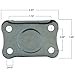 Shepherd Hardware TPR Rubber Caster Wheel with Rigid Non-Swivel Top Plate - 2-Inch - 90 lb. Load Capacity - Non-Marking for Use in Hospitals, Food Service, & Other Institutional Applications