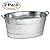 Galvanized Steel Oval Beverage Tub