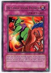Yu-Gi-Oh! - Destruction Punch (LON-085) - Labyrinth of Nightmare - 1st Edition - Rare