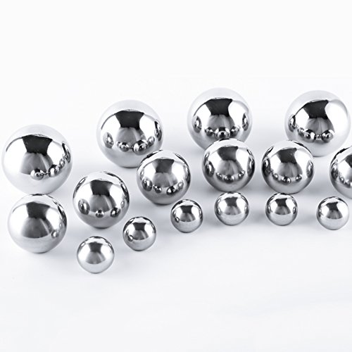 Aneil Stainless Steel Gazing Ball Seamless Mirror Balls Sphere Hollow for Outdoor Garden (2 Inch)