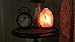 Natural Himalayan Salt Lamp. Hand Carved With Elegant Wood Base (Single Lamp)