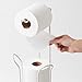 iDesign Classico Metal Free Standing Toilet Paper Tissue Holder, Cannister for Kids', Guest, Master, Office Bathroom, 6.5