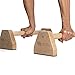 YOGABODY Birch Wood Parallettes (Set of 2) | Beautiful, Smooth, Non-Slip Yoga & Gymnastic Training Tool for L-Sits, Lolasana, Handstand Pushups, Jump Backs & More